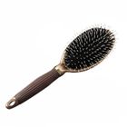 SNAKIOX Brosse à cheveux sanglier naturel Soies Brosse à cheveux Curl Cheveux raides massage brosse peigne pour les hommes femmes