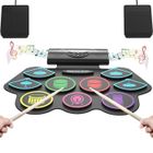 PIMPIMSKY Batterie électronique Bluetooth 9 têtes de tambour agrandies Écran couleur Peut être connecté à un ordinateur