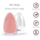 Brosse nettoyante pour le visage Silk'n BRIGHT rose - Rechargeable - Hypoallergénique