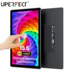 UPERFECT 15.6 '' Moniteur portable à écran tactile HDR 1080P VESA HDMI VGA DVI Sécurité Sécurité