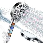 XINXU Pommeau de Douche - 10 Modes De Douche - avec Tuyau 1,5 m- Haute Pression Économie d'Eau-chromé