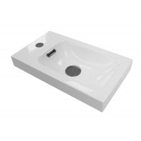 Vasque Lave-mains Blanc en résine Réf. MTC 1028 Dimension 41.5 x 23 x 5 cm