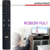 Télécommande TV TCL Télécommande RC802N YUI1 pour TCL
