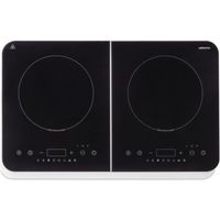 Plaque de cuisson induction - MEDION MD 18493 - 2 Zones - 3.400W - 10 niveaux de température - 60 x 36 x 6 cm - Noir