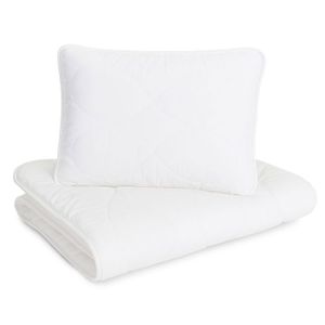 Couette 120×90 Cm + Oreiller 40×60 Cm Baby Comfort – 100% Coton, Doux & Respirant, Motif 4, Literie Bébé