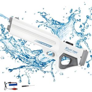 PISTOLET À EAU Pistolet à eau avec fonction d'absorption d'eau automatique pour adultes et enfants (blanc) A727