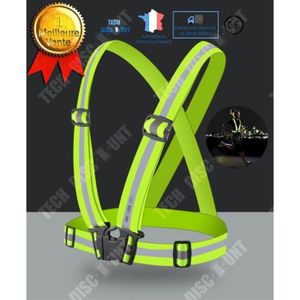 /Équipement De Jogging De Cyclisme V/élo Ultra L/éger Et Confortable Gilets R/éfl/échissants /À Taille R/églable Pour Femmes Gilet R/éfl/échissant Gilet De S/écurit/é Night Runner De Mo