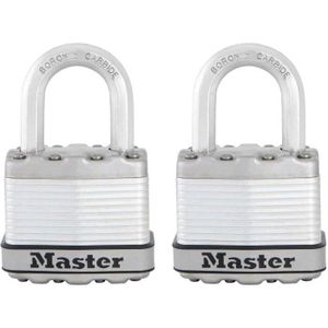 Master Lock M15BEURDLF Cadenas ext/érieur /à cl/é avec Protection ext/érieure Haute s/écurit/é 64 mm