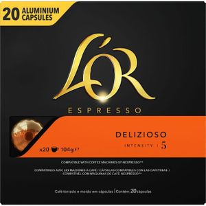 CAFÉ CAPSULE LOT DE 2 - L'OR Espresso Delizioso Intensité 5 - 2