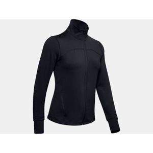 VESTE DE SPORT Veste de fitness femme Under Armour RUSH™ Full Zip - Noir - Manches longues - Technologie Celliant