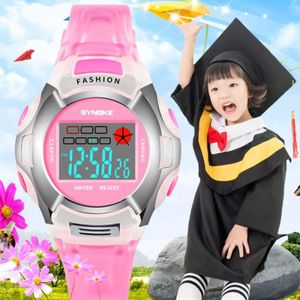 MONTRE Montre Fille Enfant de Marque Sport etanche numerique watch 2020 bracelet rose - Cadeau pour enfants