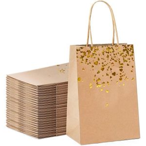 Petit sac cadeau Kraft 10x7cm avec soufflet Graine Créative - 6 pièces