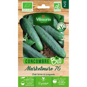 GRAINE - SEMENCE Concombre Marketmore 76 bio Vilmorin