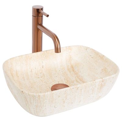 Lavabo Verre trempé 30x12 cm Dépoli - Lavabo En Verre Trempé - Lavabo