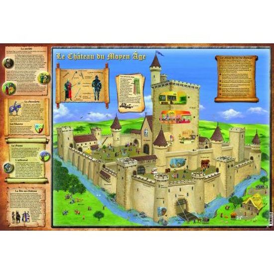 Le Chateau Fort Du Moyen Age Cdiscount Maison