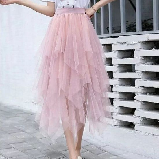 Robe Soirée Femme Noire Tulle Plissé - Taille Unique - Neuf Avec étiquettes
