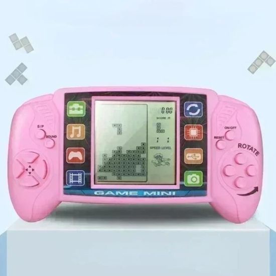 TAQY Console De Jeu Portable 2500+ Niveaux Rétro - Blocs, Course, Tank, Puzzle Pour Enfants Et Voyage