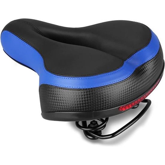 Selle Vélo Confort Bikeroo Extra Large - Noire - Avec Outils Et Housse De Pluie