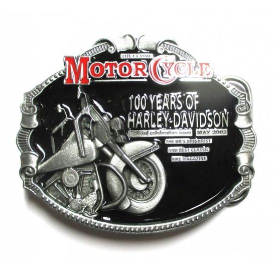 Boucle De Ceinture Harley Davidson Vintage 1970-1980 - Modèle Course ? - Excellent état
