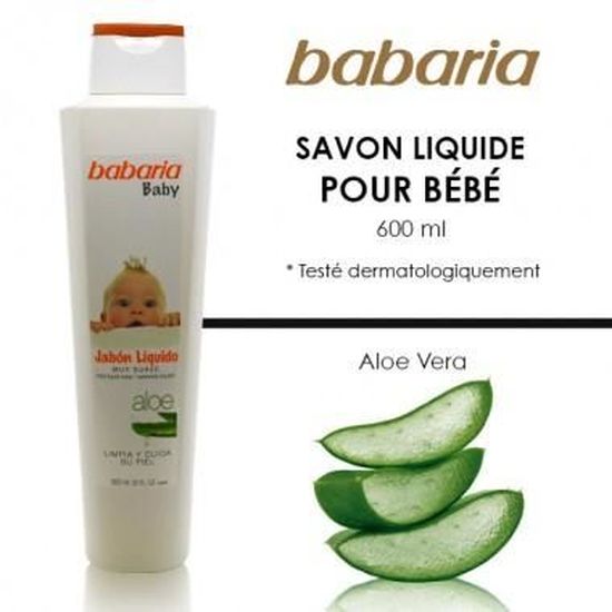 Babaria Savon Liquide Pour Bebe 600ml Cdiscount Au Quotidien
