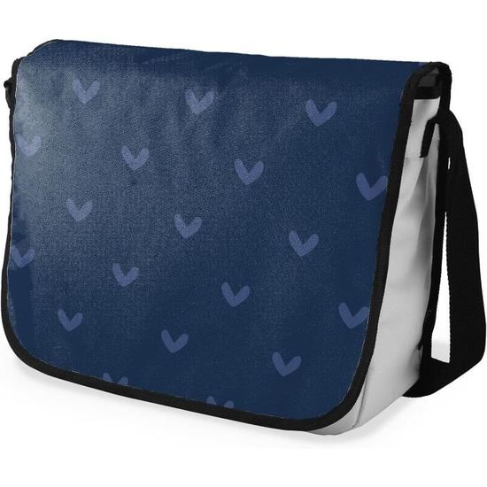 Sac à Bandoulière Imprimé Bonamaison Pour Enfants - Taille 29x36 Cm, Réglable, Idéal école Et Sorties