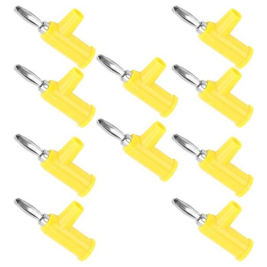 Milleplus-4mm fiche banane bricolage Fiches Bananes P3013, 10 Pièces