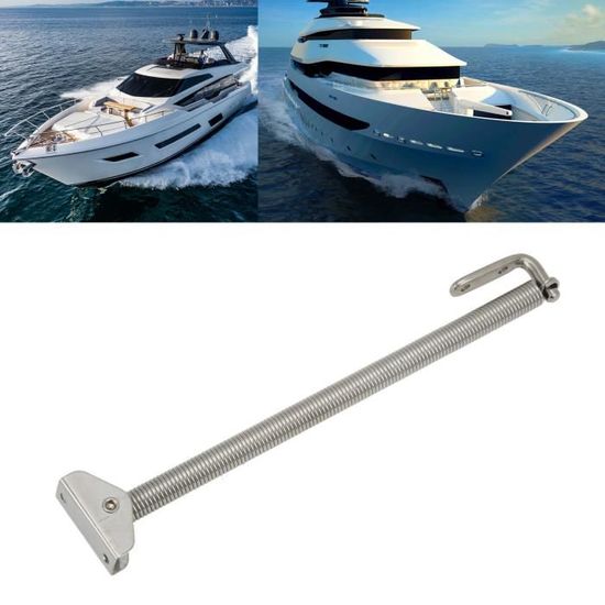 Ressort De Trappe En Acier Inoxydable - Longueur 8 1/4 Pouces, Support Jusqu'à 20 Lb - Pour Portes De Cabine De Bateau, Yachts, Armoires