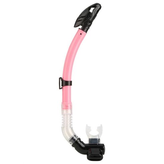 Tuba De Plongée Sec Avec Couvercle - Bandeau Inclus - Silicone Doux - Idéal Pour Snorkeling, Natation Et Activités Aquatiques - 8