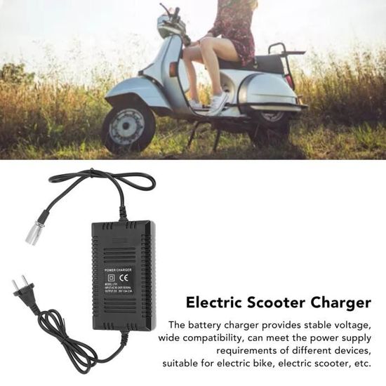 CHARGEUR 42V 2.0A pour trottinette électrique Xiaomi M365, Pièces XIAOMI  M365, Electricité, description