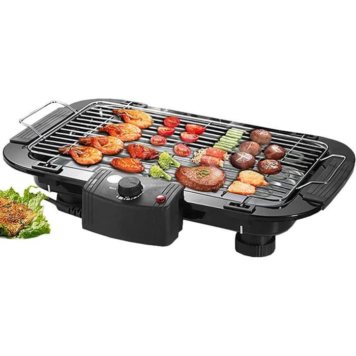 Barbecue Electrique de Table,2000W Grill Electrique Grille Viande avec