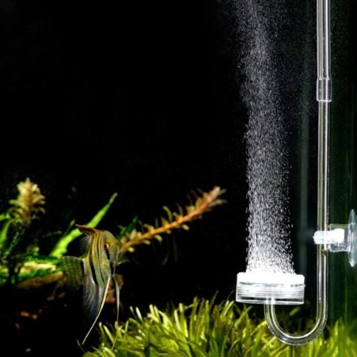 Pierre à Bulles Aquarium 12 Cm – Diffuseur D'air Ultra-fin, Génère Des Nano-bulles – Parfait Pour Bassins De 120 à 200 Cm - 12