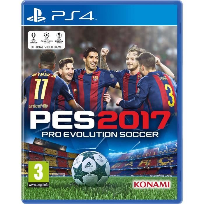 Pes 2017 - Jeu PS4