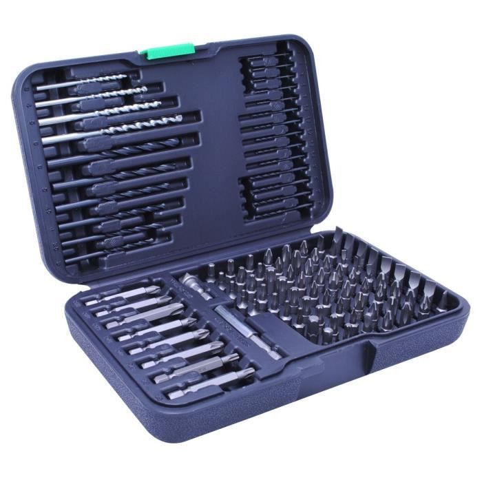 HITACHI POWER TOOLS Coffret de 102 accessoires pour perçage et vissage