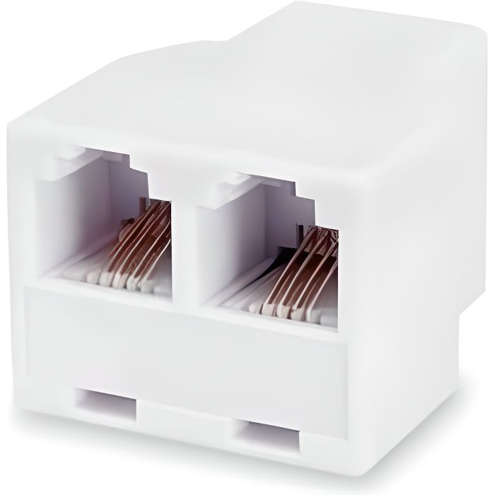 APM - ADAPTATEUR RJ11 FEMELLE / 2 RJ11 FEMELLES