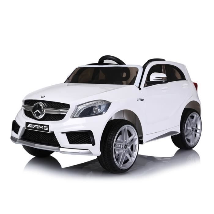MERCEDES A45 LICENCEED 12V ELECTRIC CAR ENFANTS AVEC COMMANDE Blanc - Voiture électrique pour enfant avec batterie 12v