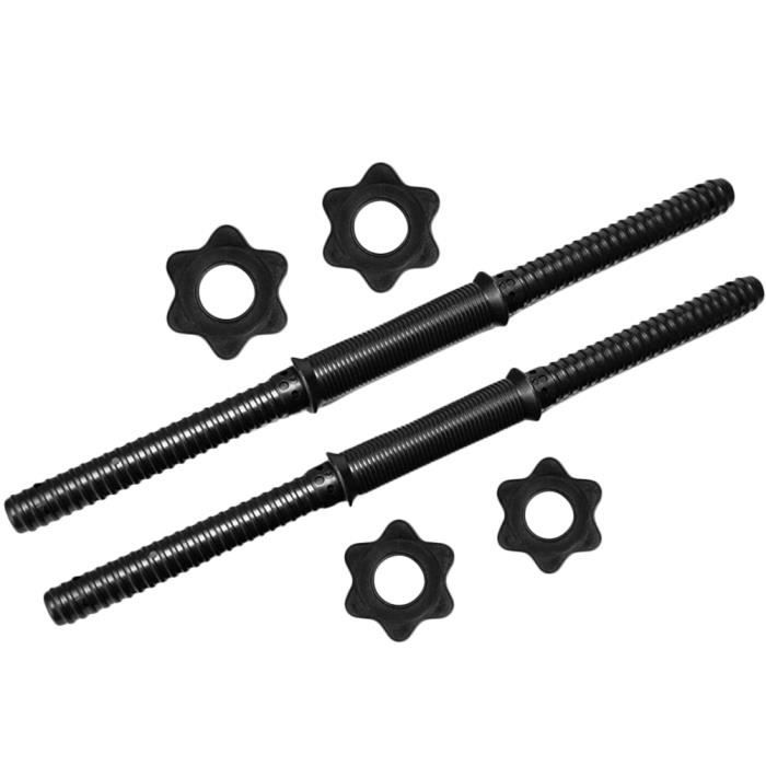 2 PCS 350mm Haltère Barre Barbell Tige de Connexion Main Cloche Grip Rod Ménage Équipement de Fitness Accessoire pour la Gym à Domic