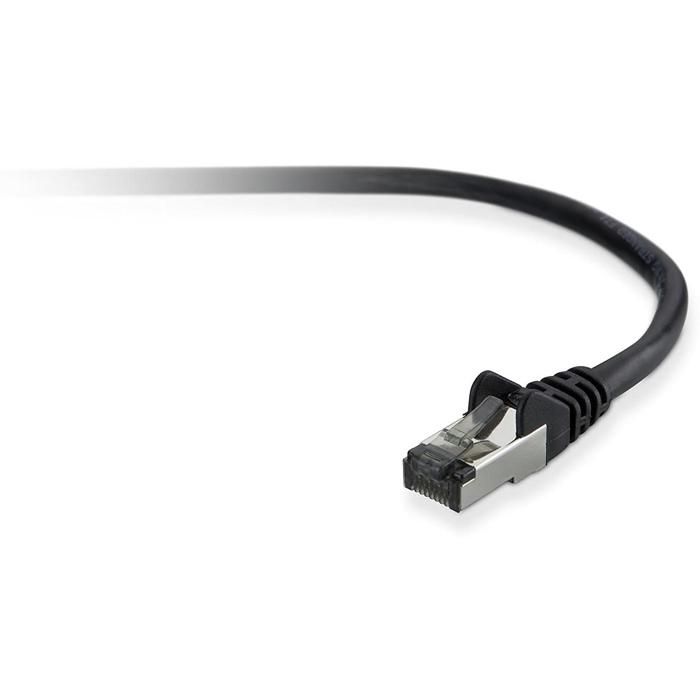 BELKIN Câble Cat6 Stp Rj45M M - Blk Patch Snagless - 2 m