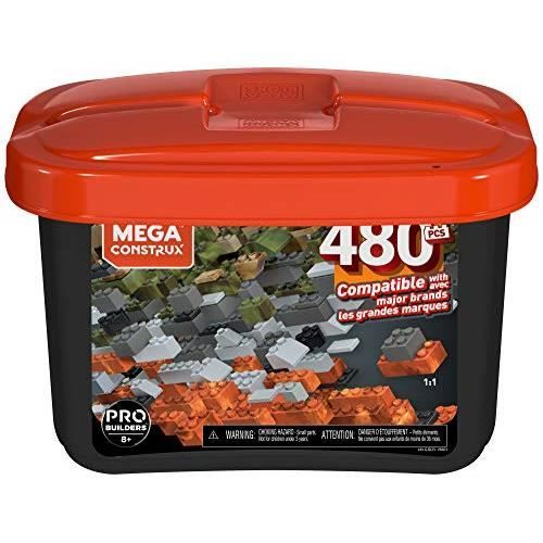 Mega Construx Boîte Pro Builders, Jeu de Construction, 480 Briques, pour Enfant Dès 8 Ans, Gjd25 GJD25