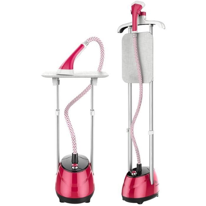 Deacutefroisseur Vapeur Vertical 1800W Steamer 10 Niveaux Vapeur Chauffe en 45 Sec Autonomie, reacuteservoir d'eau 1,8 L, 10 rea