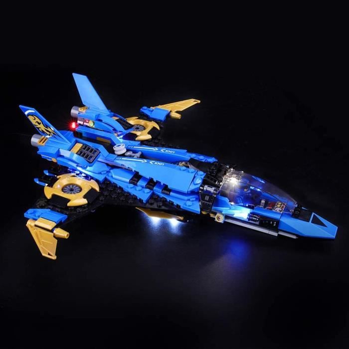 Jeux de construction BRIKSMAX Kit de LED pour Lego Ninjago Le Supersonic de Jay , Compatible avec la Maquette Lego 70668 52805