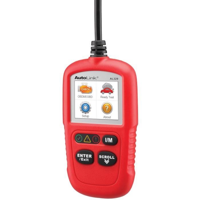 AUTEL AutoLink AL 329 vérification et lecture codes défaut moteurs