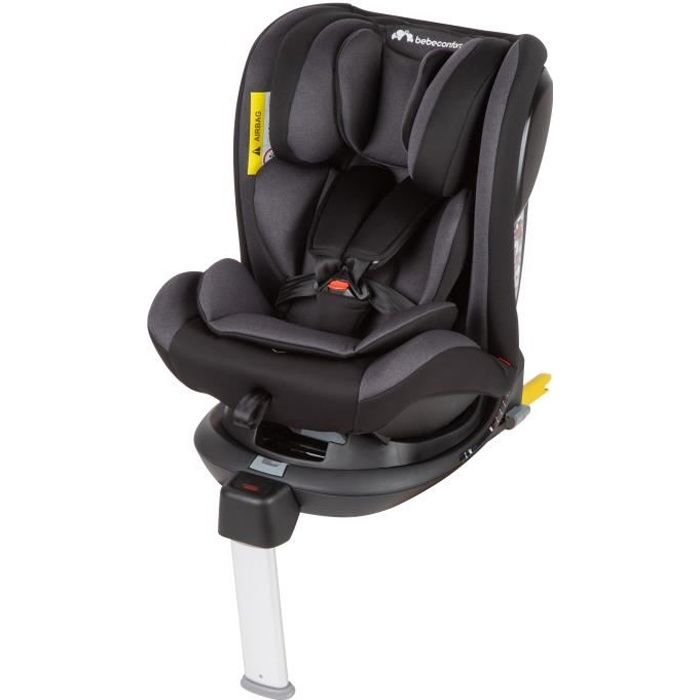 Siège auto évolutif BEBECONFORT EvolveFix, Groupe 0+/1/2/3, Isofix, Pivotant avec Embase, Night Grey