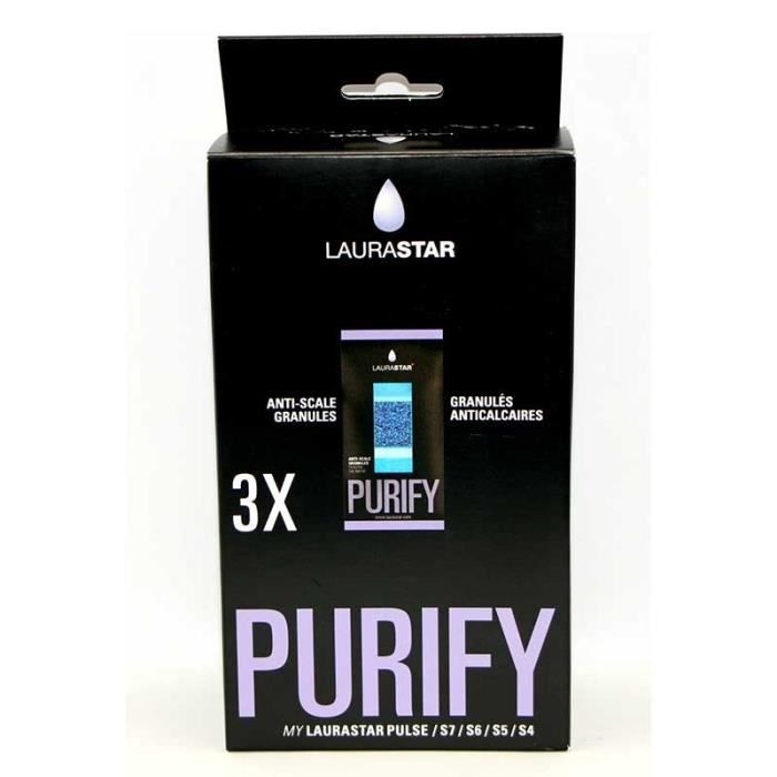 AQUA REFILL LOT DE 3 RECHARGES FILTRES POUR CENTRALE VAPEUR LAURASTAR 302.7800.898
