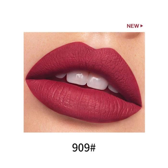 Mini Capsule Matte Liquid Rouge à lèvres hydratante 909# Pudaier maquillage féminin