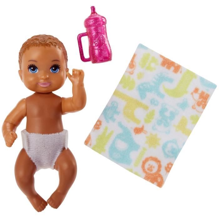 Bébé Poupée Brune - Barbie - Mattel FHY78 - Skipper Babysitter - Family