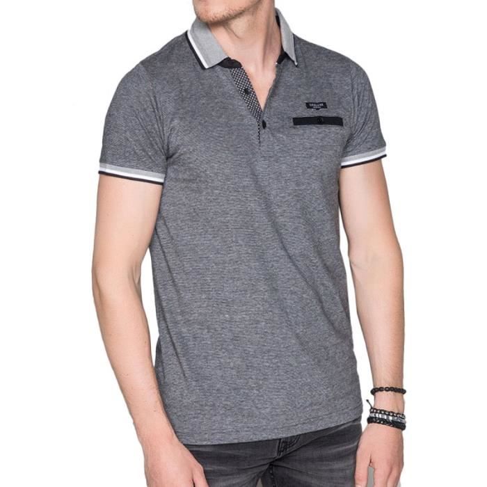 Polo Gris Homme Deeluxe 74 Drexler