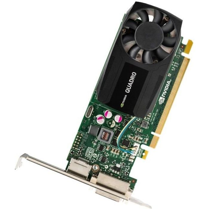 Carte NVIDIA Quadro K620 180-12012-1005-C02 P2012 2Go DVI DisplayPort PCI-e
