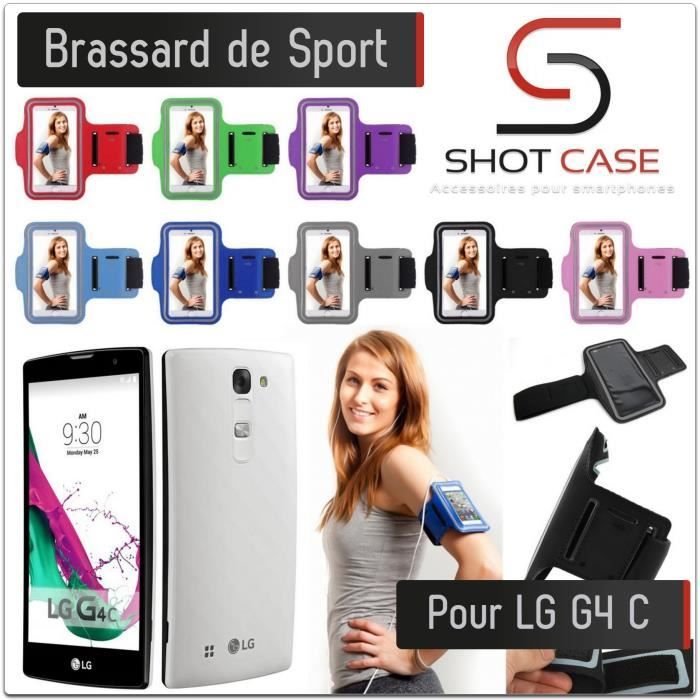 Brassard Sport LG G4 C (NOIR) Etui Housse Protection Couleurs