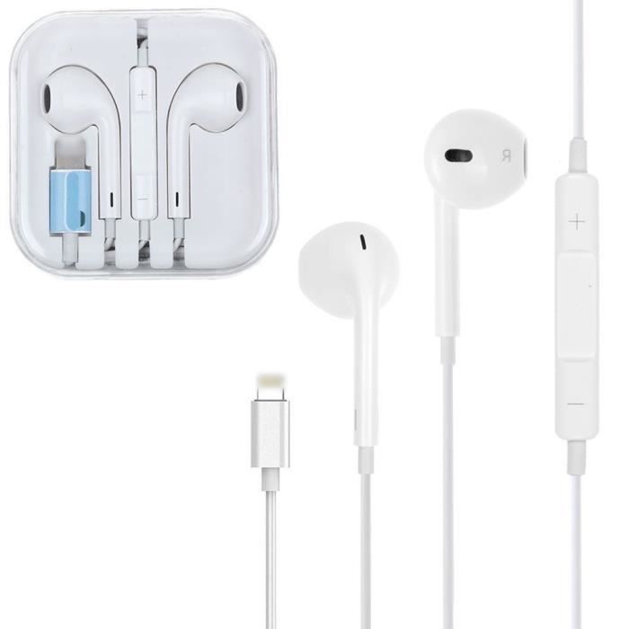 écouteurs Filaire écouteurs pour iPhone 7 / 7Plus / 8/8 Plus/X/iPhone XS Max et Autres Smartphones