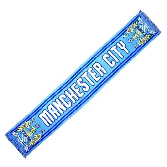 ECHARPE MANCHESTER CITY Angleterre No drapeau maillot fanion casquette ...